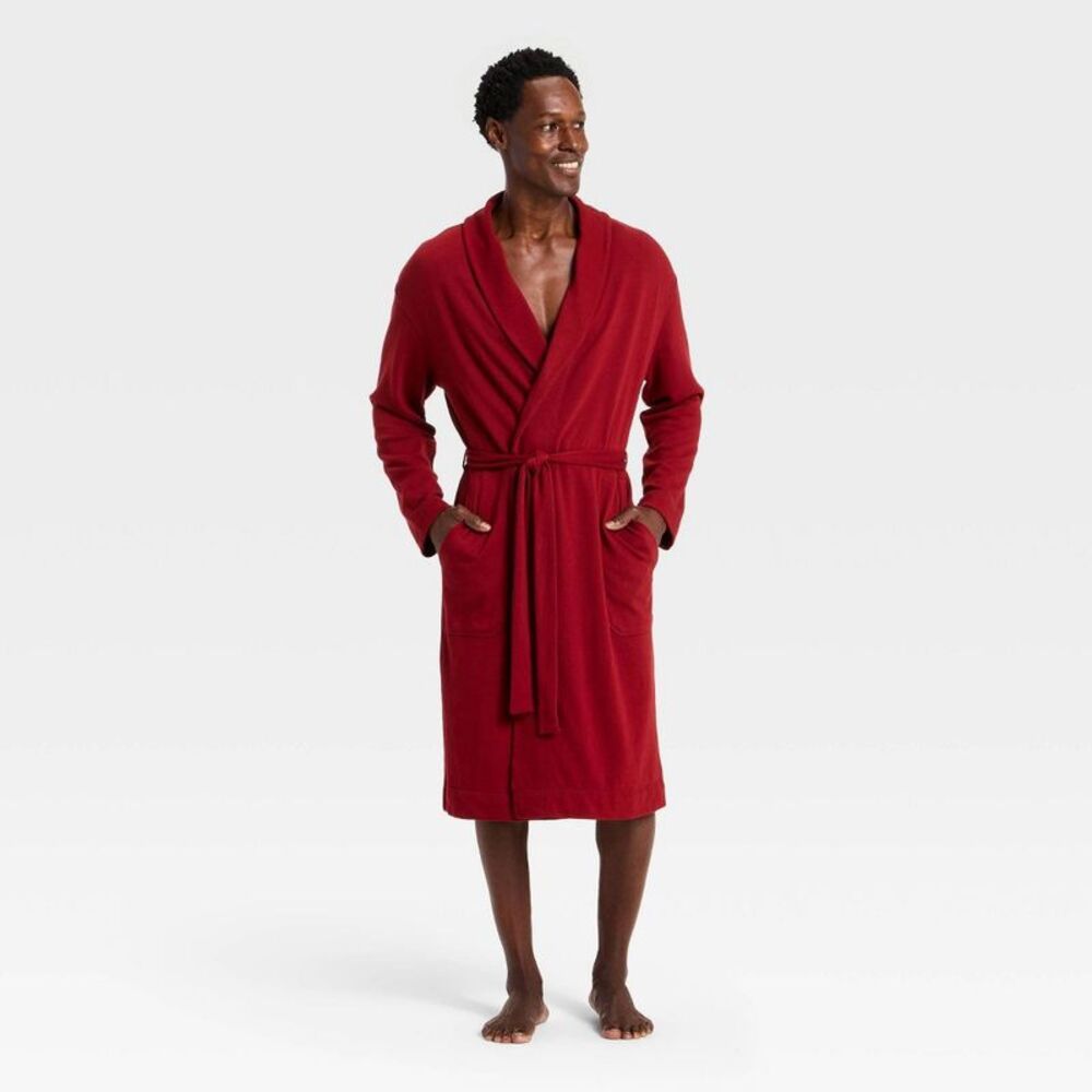 Men's Lightweight Robe - Goodfellow & Co Red S/M